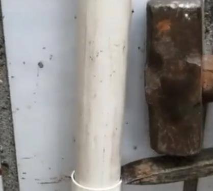 pvc管中間斷了拼接視頻分享，這個思路還是比較實用的！