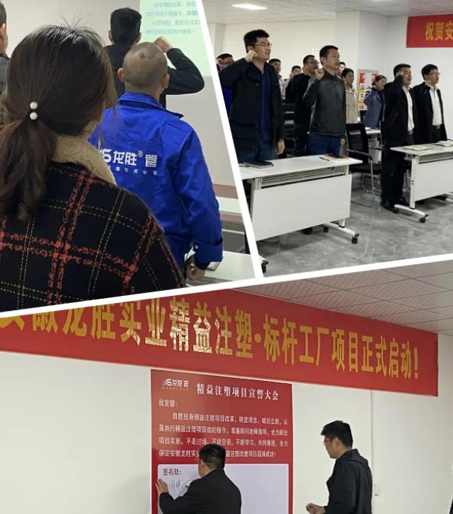 龍勝管業(yè)“精益注塑·標桿工廠”項目正式啟動！